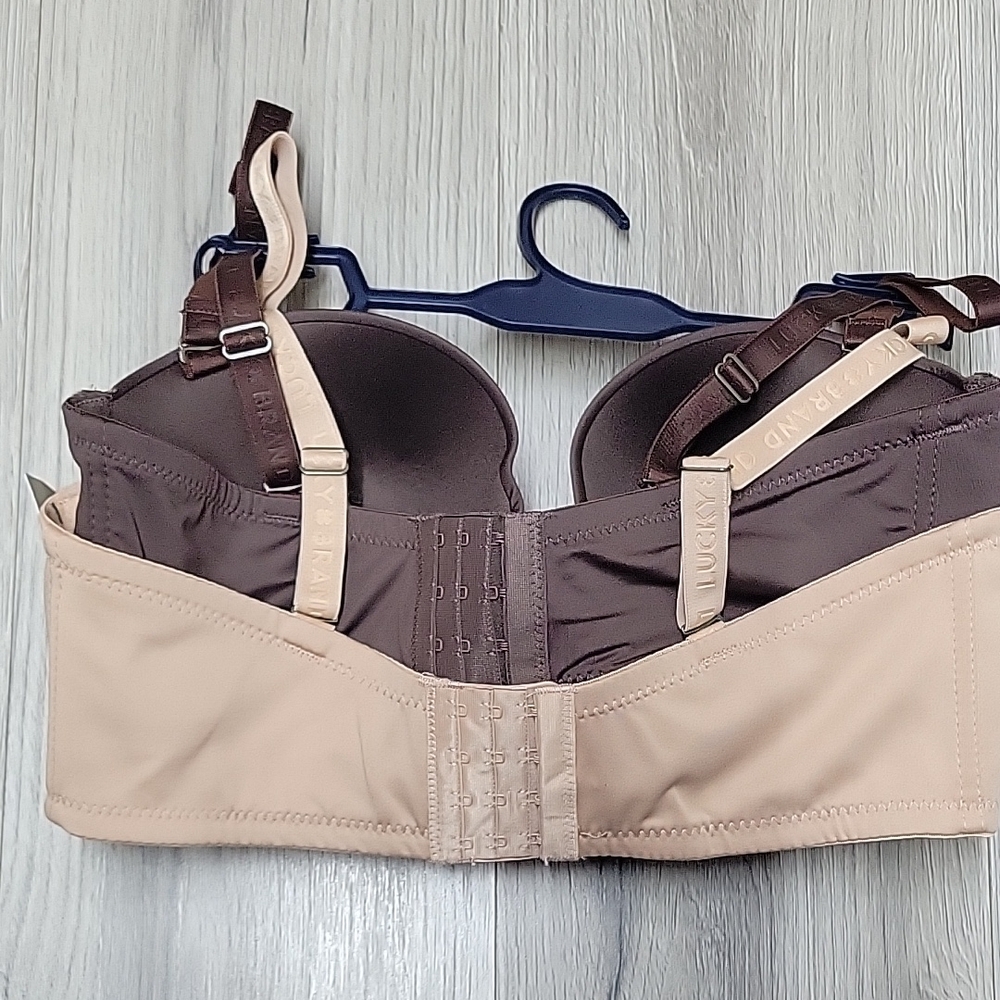 Lucky Brand Women's Beige and Brown Bra - Picture 3 of 7
